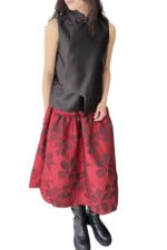 38070 MODERN CHINESE STYLE MIDI SKIRT