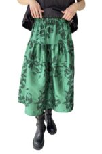 38070 MODERN CHINESE STYLE MIDI SKIRT