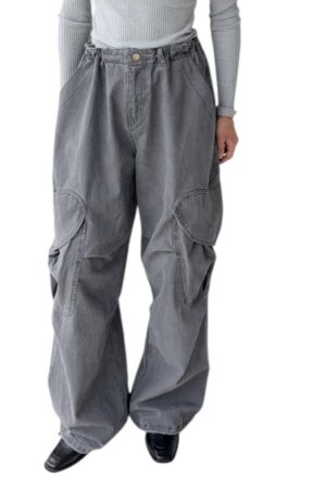 38048 CARGO WIDE-LEG PANTS