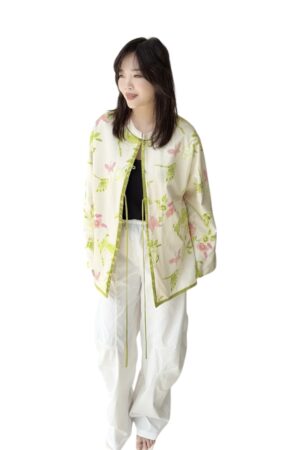 38094 BUTTERFLY LONG SLEEVE TOP