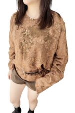38087 SEQUIN LONG SLEEVE TOP