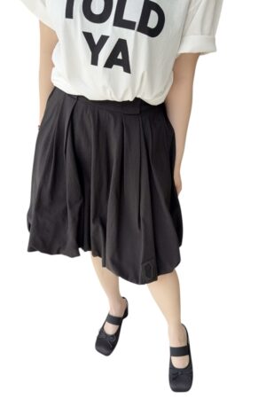 38083 ELASTIC WAIST MINI SKIRT