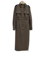 38149 PLAID LONG-SLEEVE DRESS