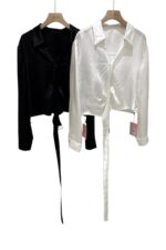 38111 SIMPLE LONG-SLEEVE SHIRT TOP