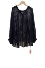 38128 HOLLOW LONG SLEEVE TOP