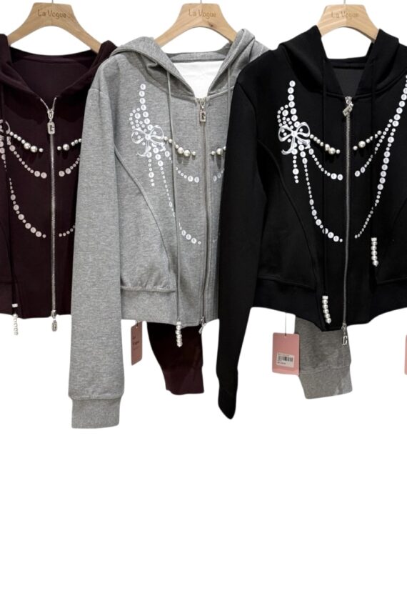 38179 HOODED SHORT TOP