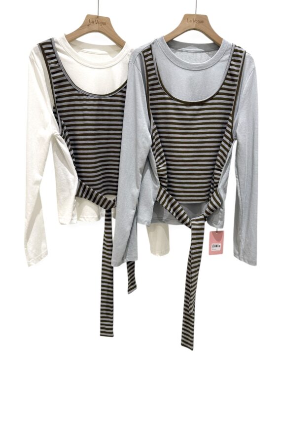 38295 FAKE TW0-PIECE T-SHIRT