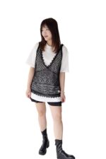 38213 TWO-PIECE LACE T-SHIRT