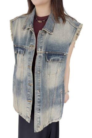 38196 DENIM VEST JACKET