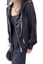 38179 HOODED SHORT TOP