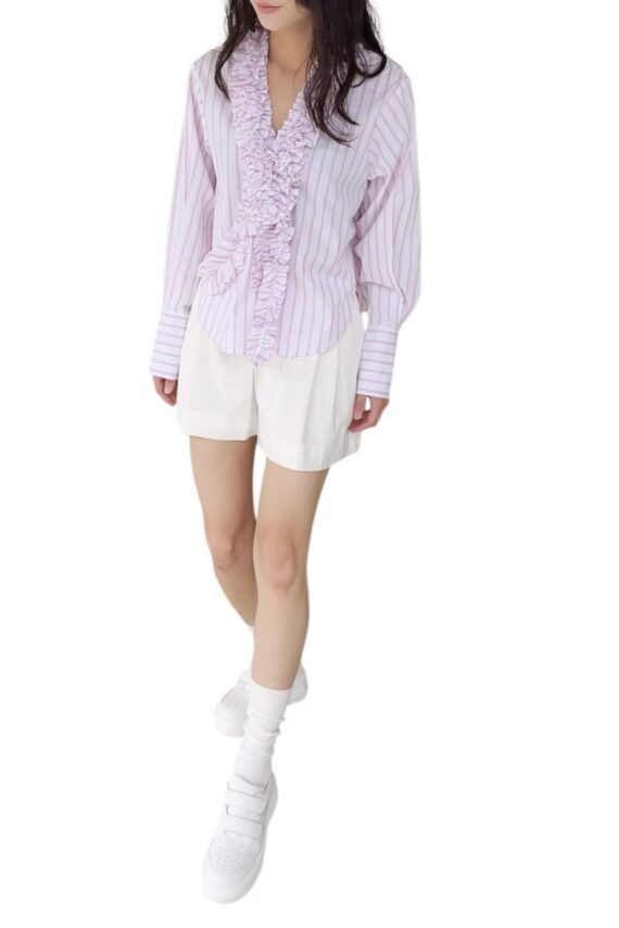 38255 LINE SHORT SHIRT TOP