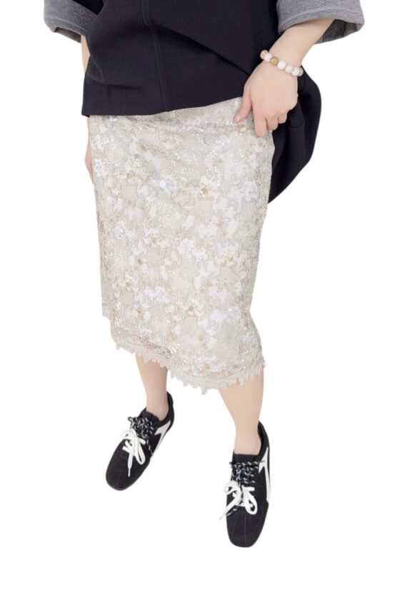 38218 SEQUIN BODYCON MINI SKIRT