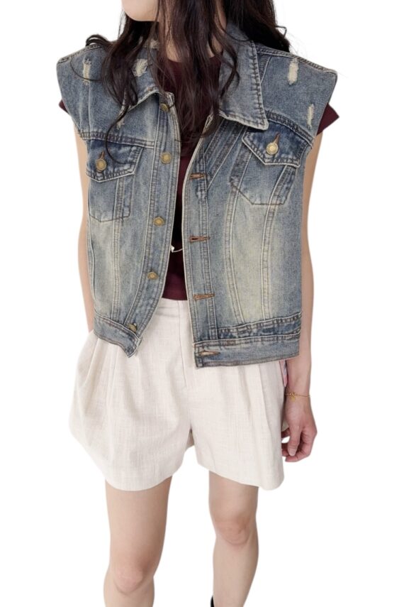 38290 DENIM SHORT JACKET