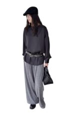 38210 SIMPLE LONG-SLEEVE TOP