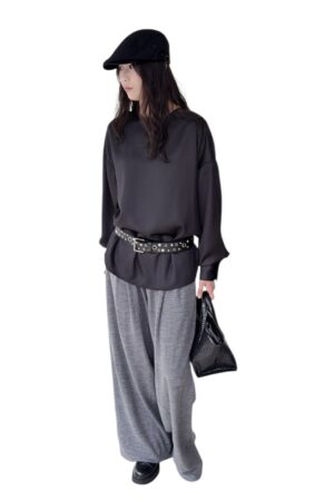 38210 SIMPLE LONG-SLEEVE TOP