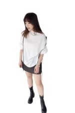 38337 IRREGULAR LONG-SLEEVE TOP