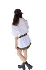 38323 T-SHIRT WITH SHIRT PANEL