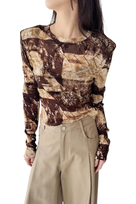 38348 LONG-SLEEVE SHORT TOP