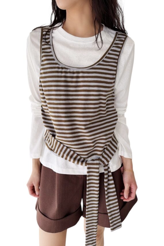 38295 FAKE TW0-PIECE T-SHIRT