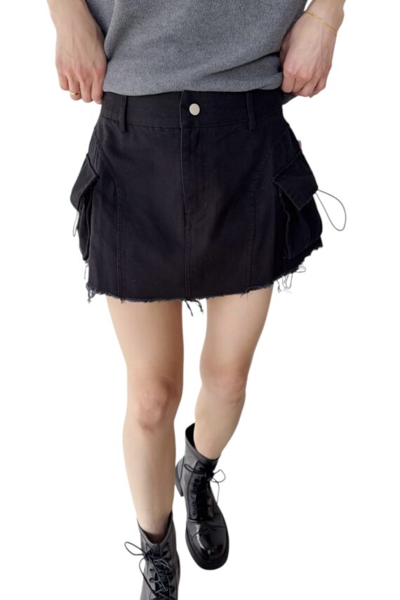 38403 DENIM SHORT SKIRT