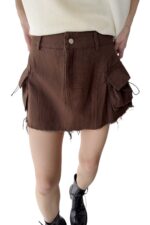 38403 DENIM SHORT SKIRT