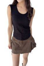 38403 DENIM SHORT SKIRT