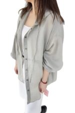 38419 HOODED SHIRT TOP