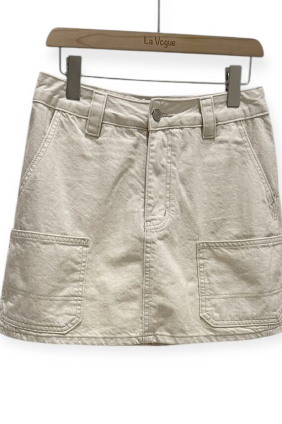 38517 DENIM SHORT SKIRT