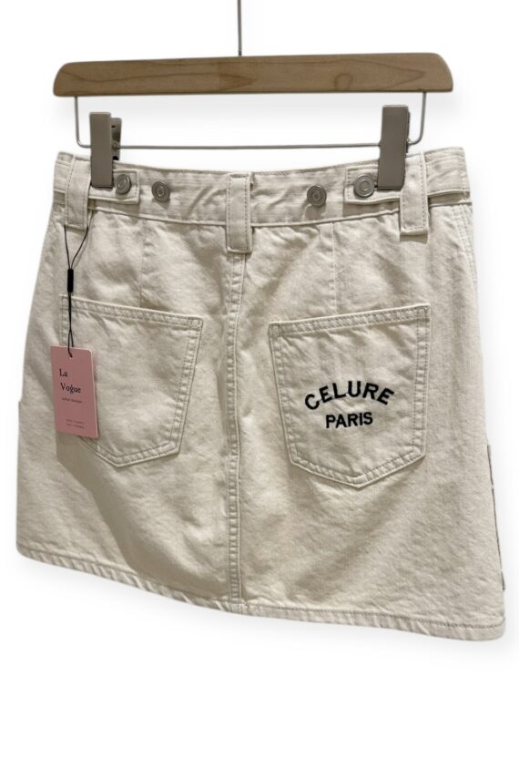 38517 DENIM SHORT SKIRT