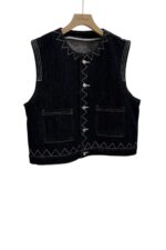38454 DENIM SHORT VEST