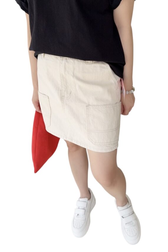 38517 DENIM SHORT SKIRT