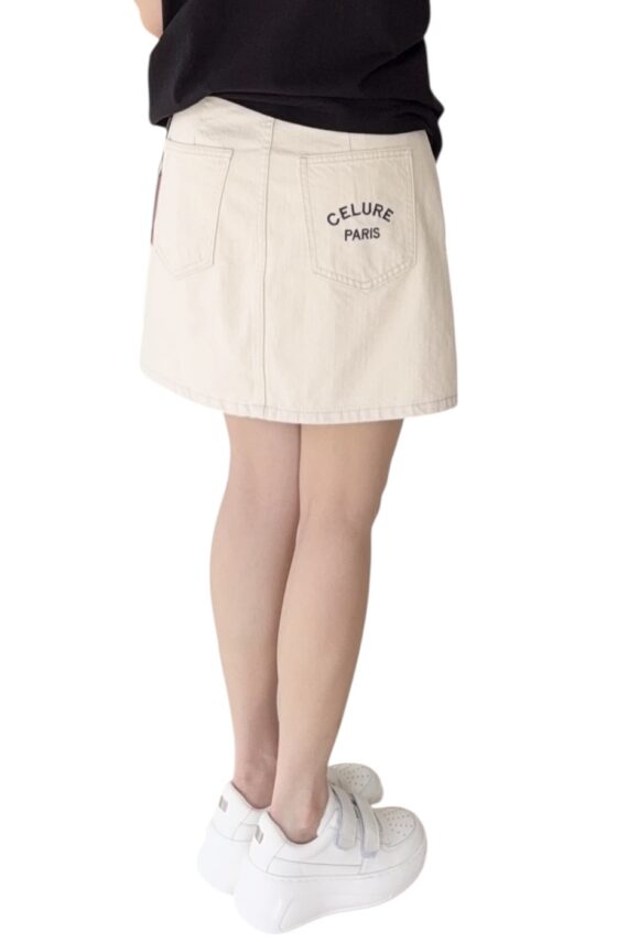 38517 DENIM SHORT SKIRT
