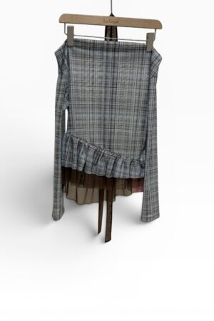 38493 PLAID TOP