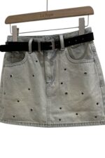 38404 DENIM SHORT SKIRT