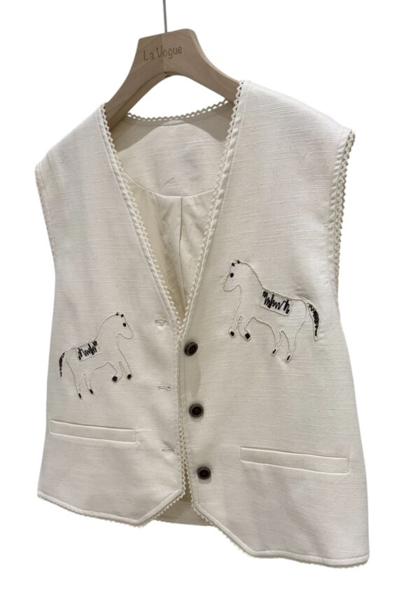38640 EMBROIDERED VEST