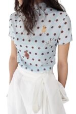 38490 POLKA DOT CROP TOP