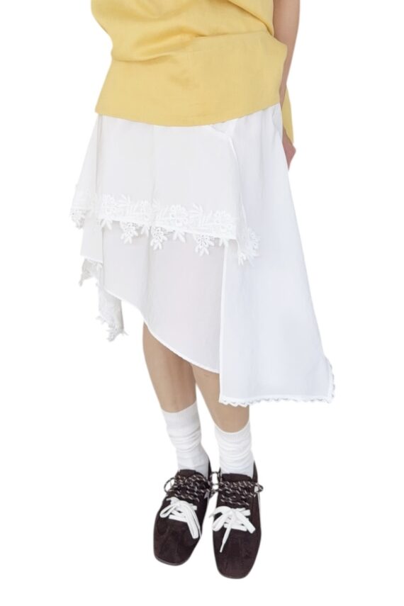 38394 IRREGULAR LACE SKIRT