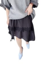 38394 IRREGULAR LACE SKIRT
