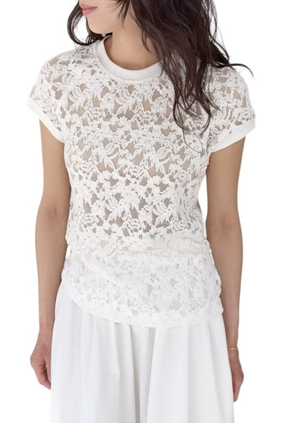 38573 LACE SHORT TOP