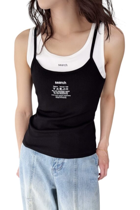 38447 FAKE TWO-PIECE TOP