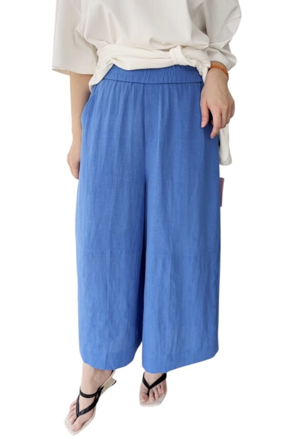 38469 ELASTIC WAIST LONG PANTS