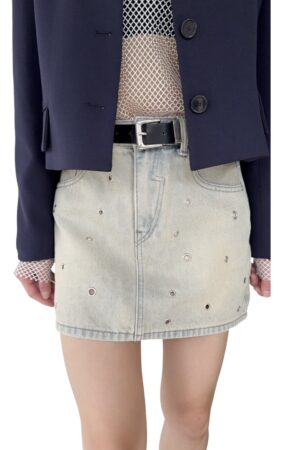 38404 DENIM SHORT SKIRT