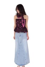 38579 STRAPLESS RUCHED TOP