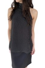 38511 POLKA DOT SLEEVELESS TOP