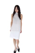 38511 POLKA DOT SLEEVELESS TOP