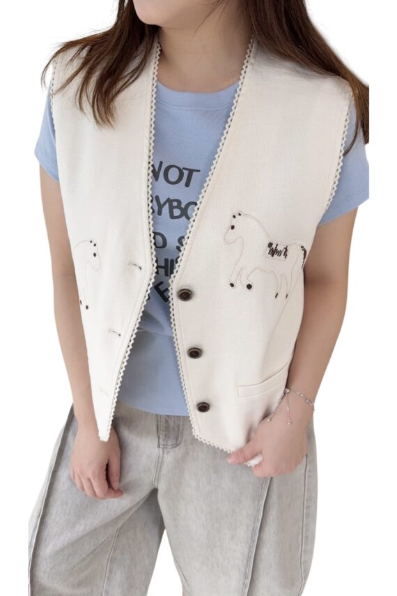 38640 EMBROIDERED VEST