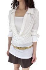 38577 IRREGULAR LONG-SLEEVE TOP