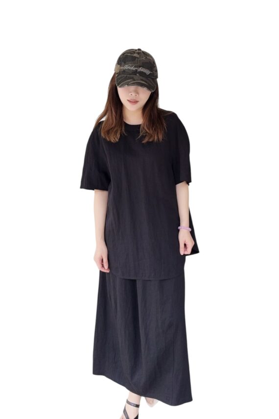 38602 CASUAL ELASTIC-WAIST SKIRT