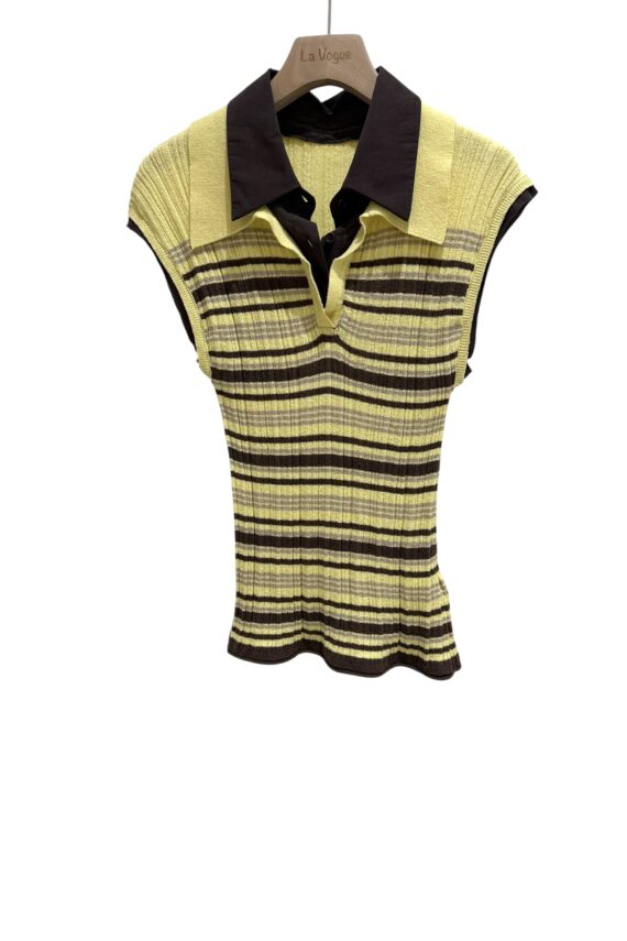 38606 KNITTED LINE TOP