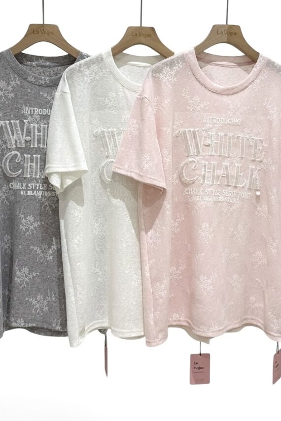 38703 LACE LETTER T-SHIRT